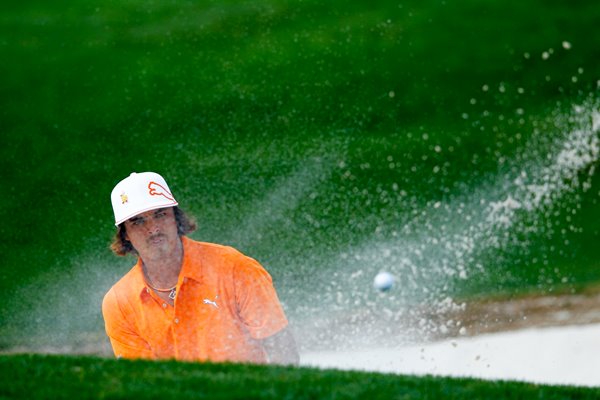 Rickie Fowler bunker action Quail Hollow 2012