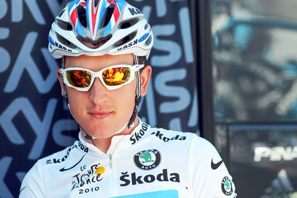 Geraint Thomas White Jersey - Tour 2010