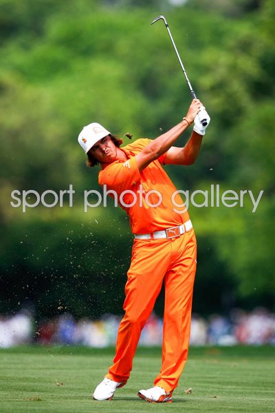 Rickie Fowler action Quail Hollow 2012
