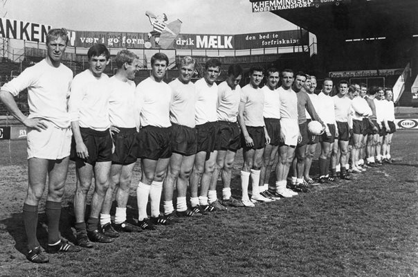 England World Cup Squad Denmark 1966