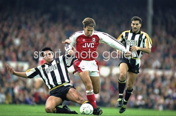 Paul Merson Arsenal v Notts County Highbury 1991