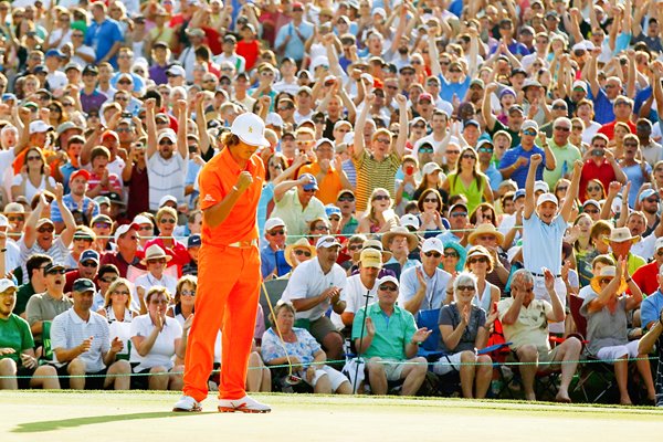 Rickie Fowler1st US Tour win at Quail Hollow 2012