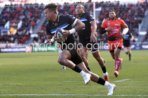 Anthony Watson Bath scores v Toulon Champions Cup 2018