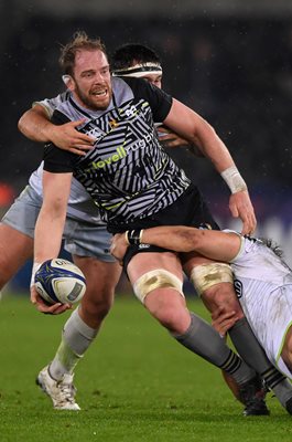 Alun Wyn Jones Ospreys v Saracens Champions Cup 2018