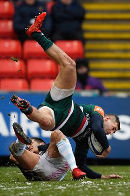 Jonny May Leicester Tigers v Racing 92 Champions Cup 2018