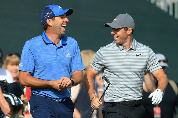 Rory McIlroy & Sergio Garcia Dubai Desert Classic 2018