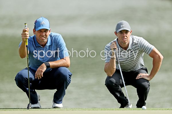 Rory McIlroy & Sergio Garcia Dubai Desert Classic 2018