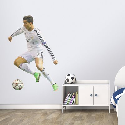 Cristiano Ronaldo Real Madrid lifesize wall sticker
