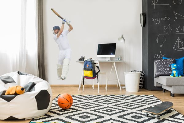 Andrew Flintoff lifesize wall sticker