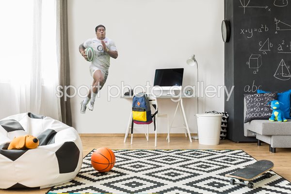 Manu Tuilagi lifesize wall sticker