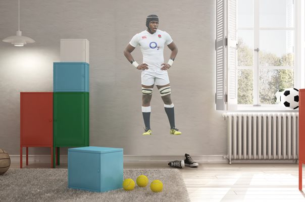 Maro Itoje lifesize wall sticker