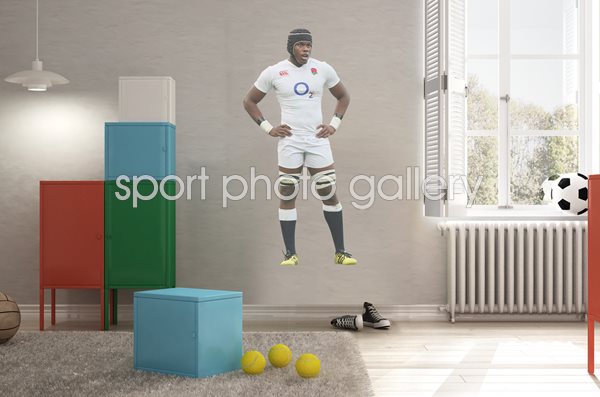 Maro Itoje lifesize wall sticker