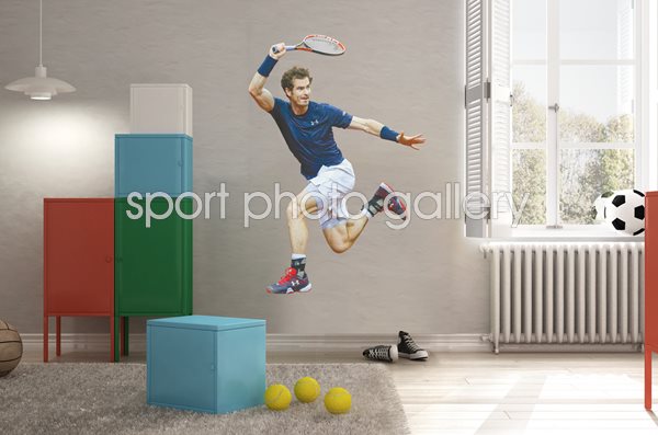 Andy Murray lifesize wall sticker