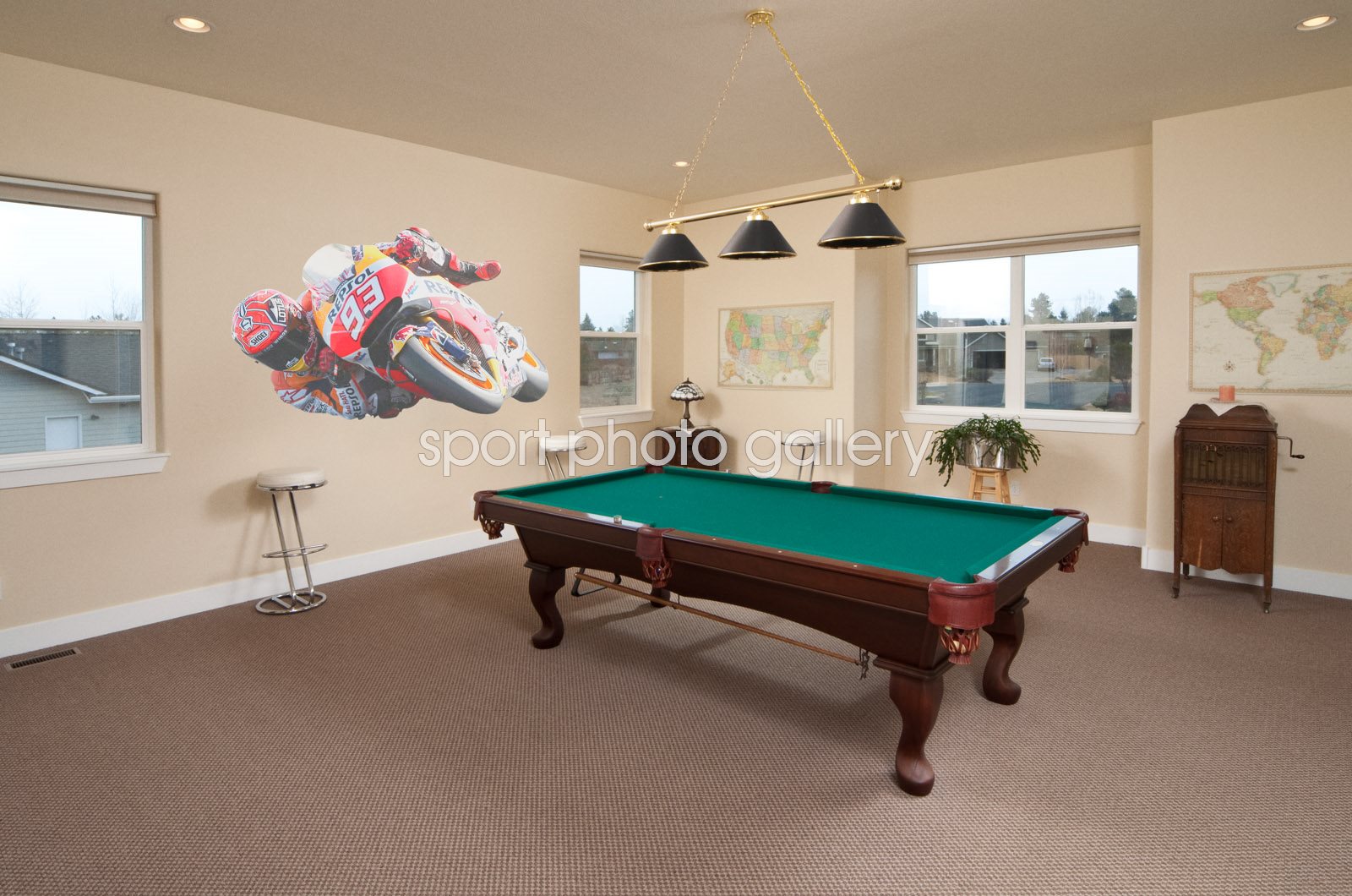 Marc Marquez lifesize wall sticker Photo Motor Bikes Posters