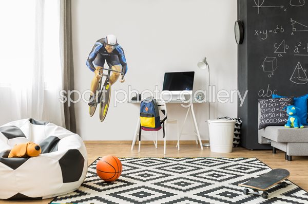 Sir Chris Hoy Sky lifesize wall sticker
