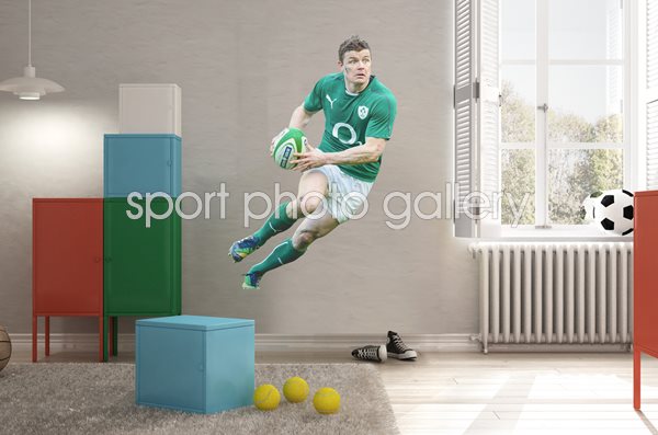 Brian O'Driscoll Ireland Lifesize Wall Sticker