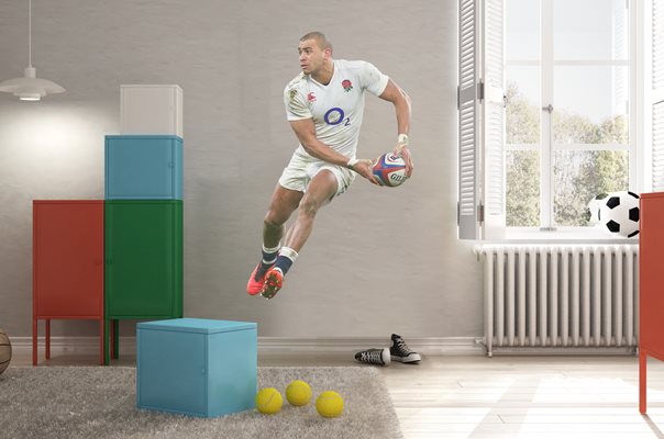 Jonathan Joseph England Rugby Lifesize Wall Sticker