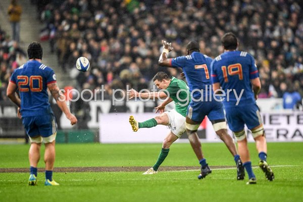 Jonathan Sexton Ireland Drop Goal v France Six Nations 2018