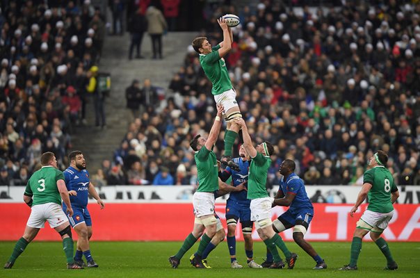 Iain Henderson Ireland v France Six Nations Paris 2018