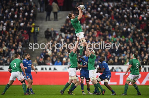 Iain Henderson Ireland v France Six Nations Paris 2018