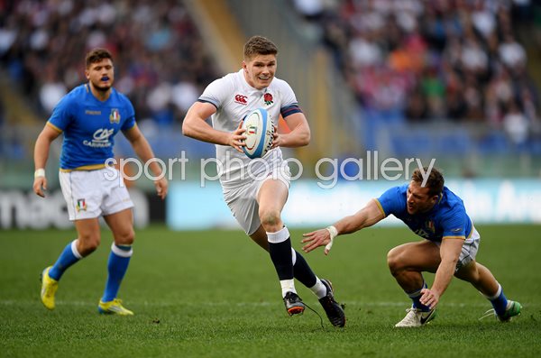 Owen Farrell England v Italy Rome Six Nations 2018