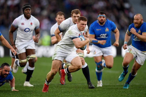 Sam Simmonds England v Italy Rome Six Nations 2018