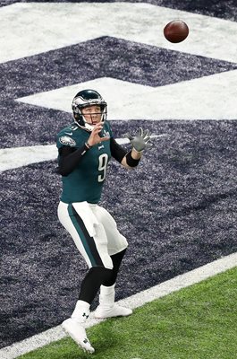 Quarterback Nick Foles Philadelphia Eagles Touchdown Super Bowl 2018