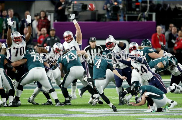 Jake Elliott Philadelphia Eagles v New England Patriots Super Bowl 2018