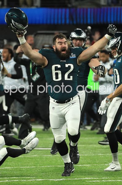 Jason Kelce Philadelphia Eagles Super Bowl Champions 2018