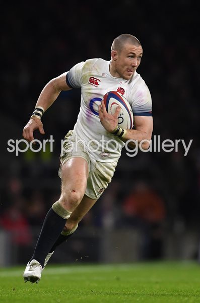 Mike Brown England v Wales Twickenham Six Nations 2018