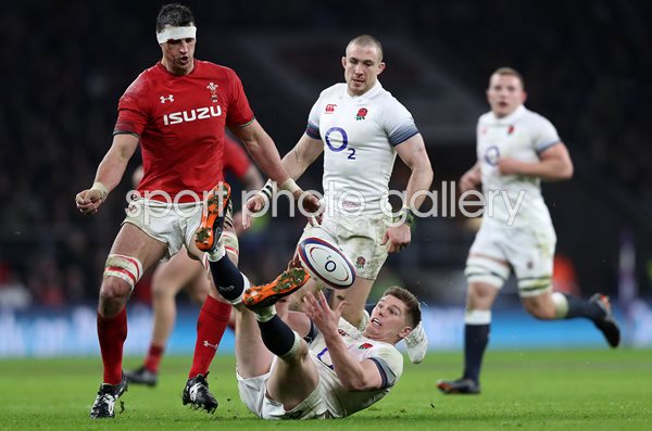Owen Farrell England v Wales Twickenham Six Nations 2018