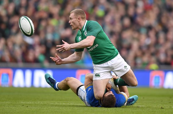 Keith Earls Ireland v Italy Dublin Six Nations 2018