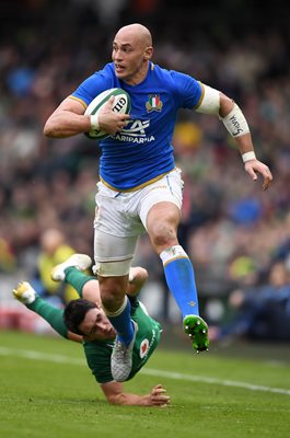 Sergio Parisse Italy v Ireland Dublin Six Nations 2018