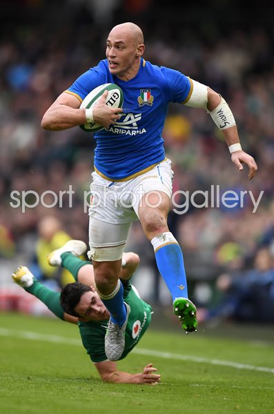 Sergio Parisse Italy v Ireland Dublin Six Nations 2018