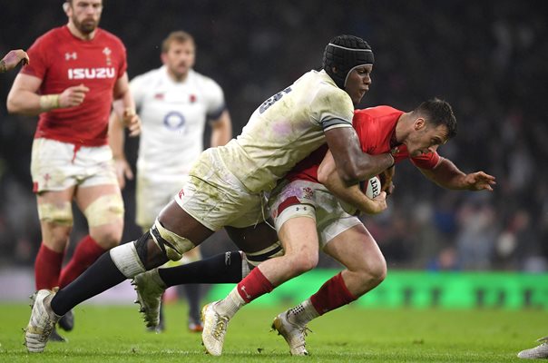 Maro Itoje England v Wales Twickenham Six Nations 2018