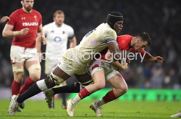 Maro Itoje England v Wales Twickenham Six Nations 2018