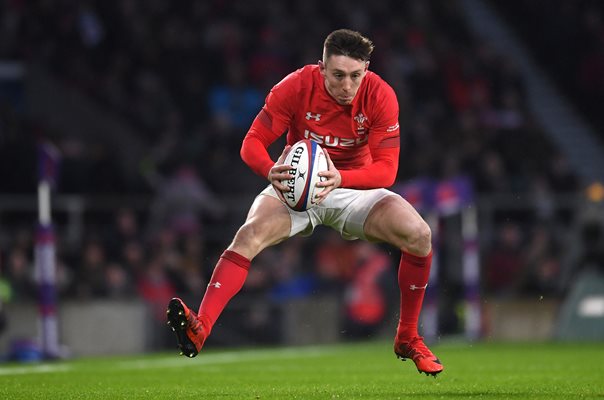 Josh Adams Wales v England Twickenham Six Nations 2018