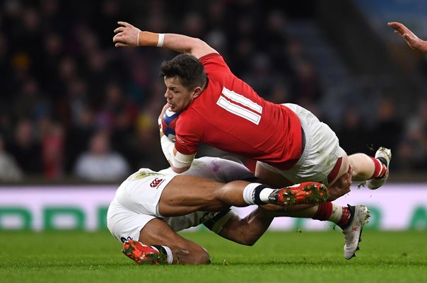 Steff Evans Wales v England Twickenham Six Nations 2018