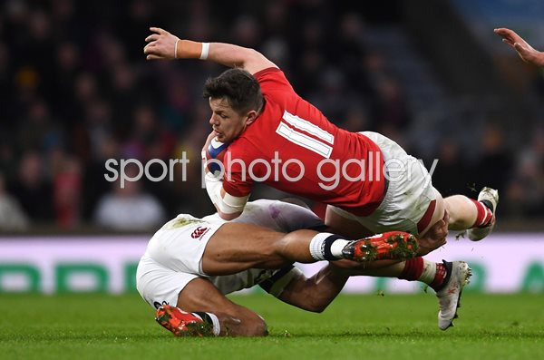 Steff Evans Wales v England Twickenham Six Nations 2018