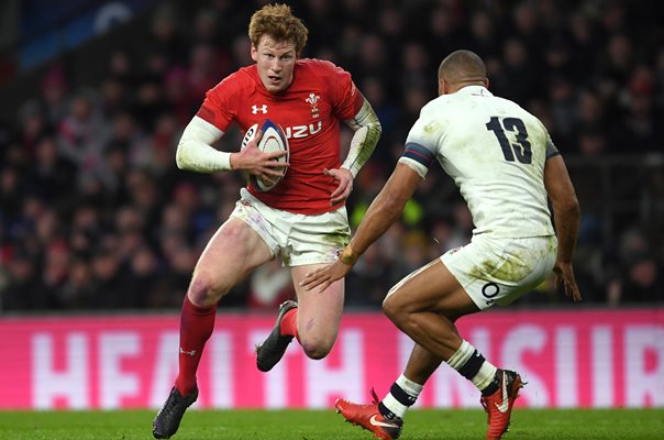 Rhys Patchell Wales v England Twickenham Six Nations 2018