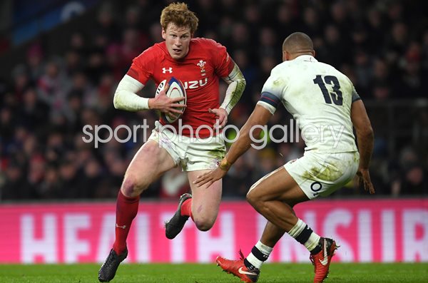 Rhys Patchell Wales v England Twickenham Six Nations 2018