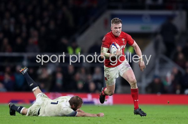 Gareth Anscombe Wales v England Twickenham Six Nations 2018