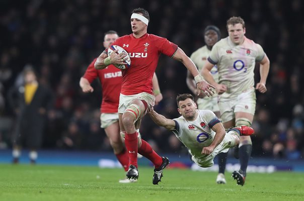 Aaron Shingler Wales v England Twickenham Six Nations 2018