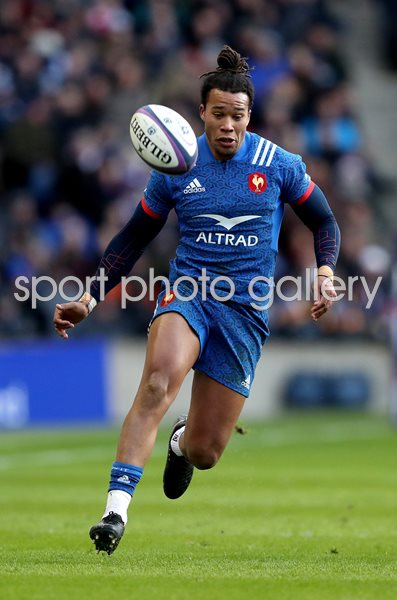 Teddy Thomas France v Scotland Murrayfield Six Nations 2018