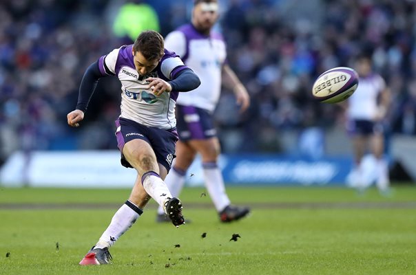 Greig Laidlaw Scotland v France Murrayfield Six Nations 2018