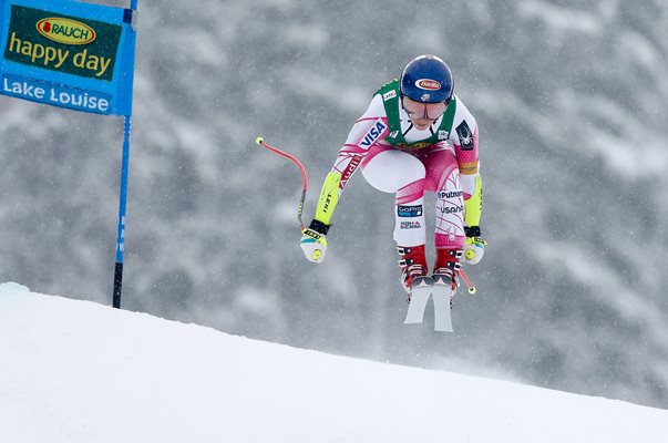 Mikaela Shiffrin USA Alpine Ski World Cup Super G Slalom Lake Loiuse 2016