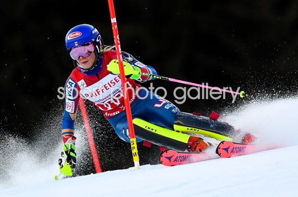 Mikaela Shiffrin USA Alpine Ski World Cup Slalom 2018