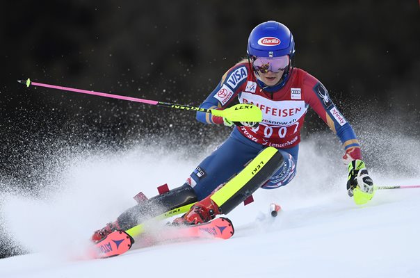 Mikaela Shiffrin USA Alpine Ski World Cup Slalom 2018