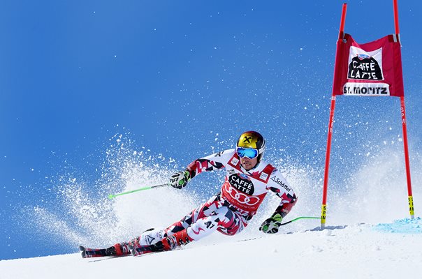 Marcel Hirscher Austria Giant Slalom World Cup St Moritz 2016