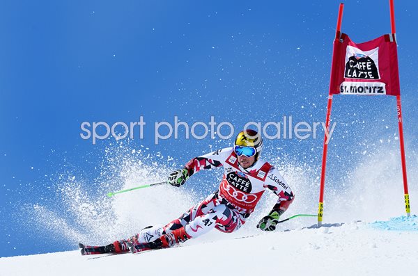 Marcel Hirscher Austria Giant Slalom World Cup St Moritz 2016